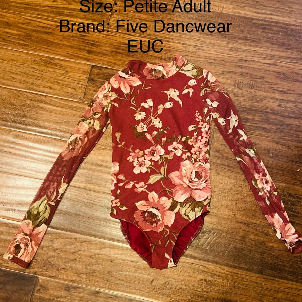 Five Dancewear Floral Leotard